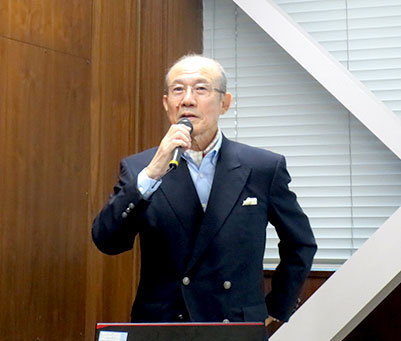 Mr. Yoshiaki Watanabe, the President of Niigata Agro-Food University